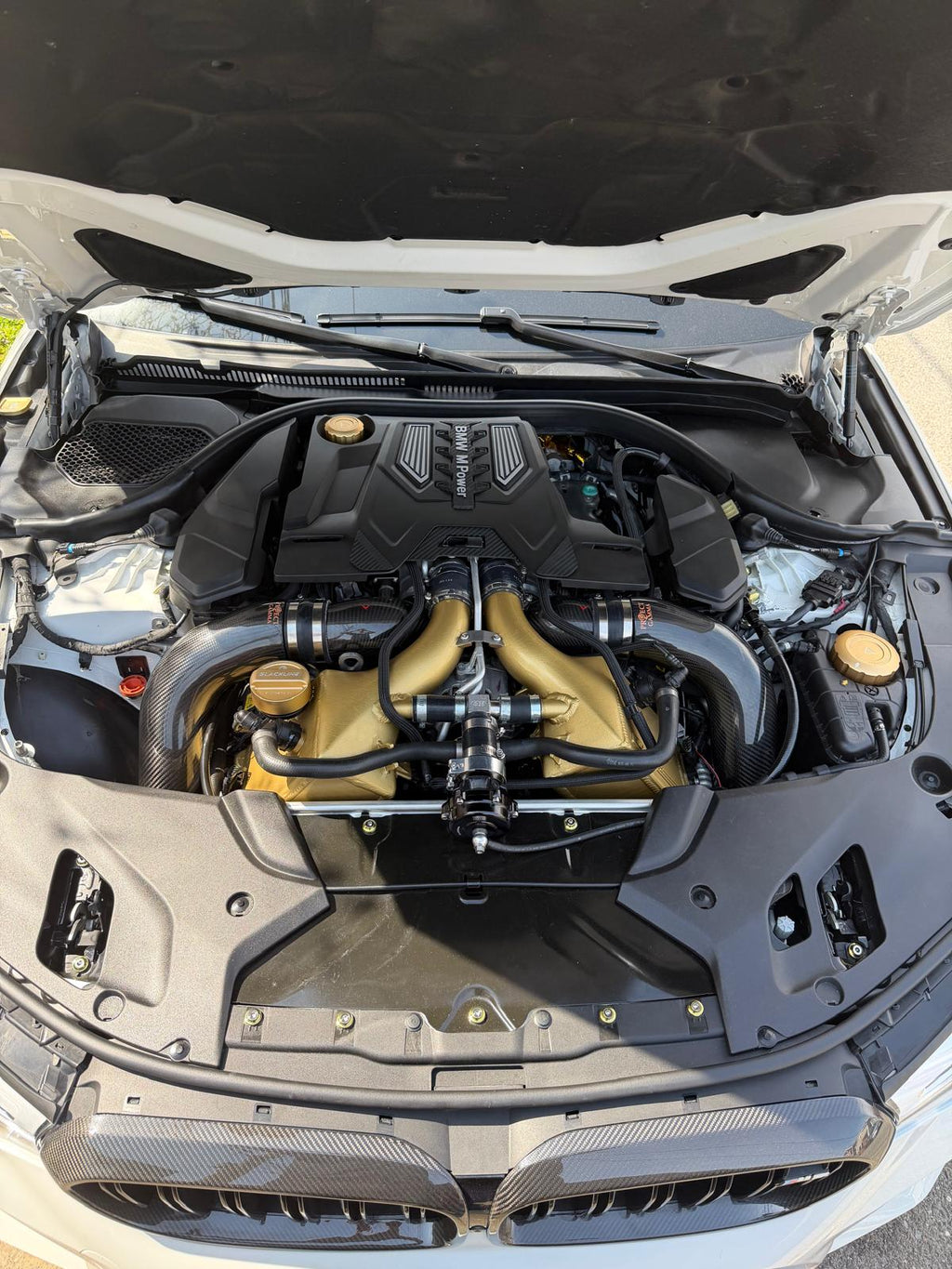 Habibi Racing Coolant Tank Relocation Kit S63 F9X M5/M8